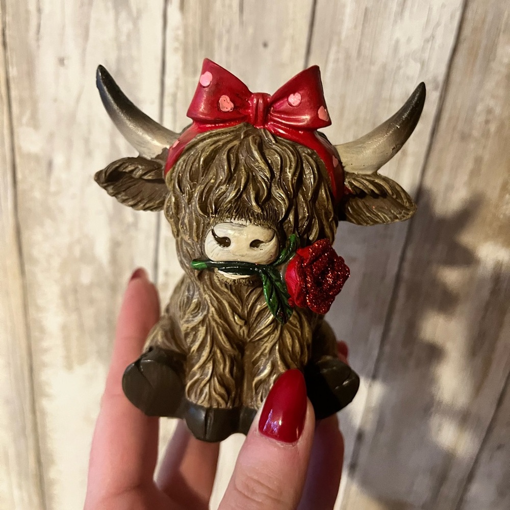 Rare Highland Cow Figurines